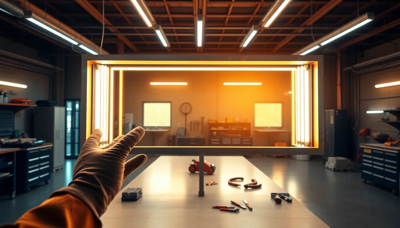 Como instalar fluorescente a letreros publicitarios​