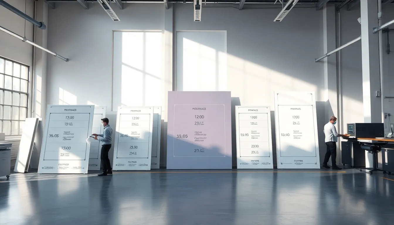 Medidas de un letrero publicitario