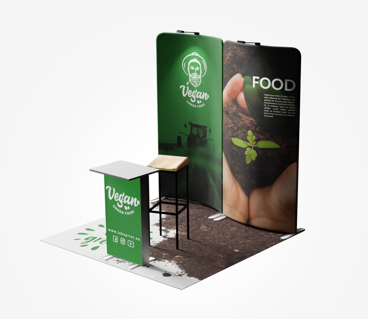 2×2 stand feria